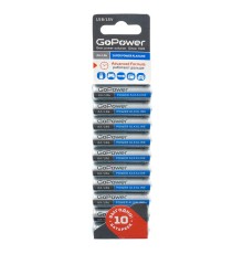 Батарейка AA/ Батарейка GoPower LR6 AA BL10 Alkaline 1.5V (10/60/360) блистер (10 шт.)