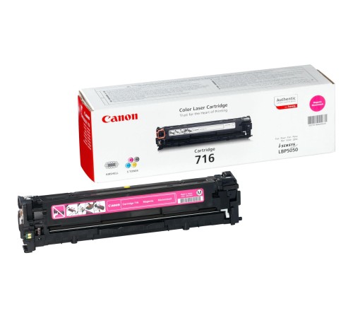 Тонер-картридж/ CARTRIDGE 716 MAGENTA/LBP5050 Тонер-картридж/ CARTRIDGE 716 MAGENTA/LBP5050