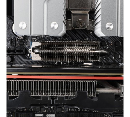 Радиатор к SSD/ SSD Cooler Thermalright M.2 HR-09 2280 PRO SSD (Radiator, Al, M.2 2280, Heat pipes:2x6mm, 86x24x74mm, Silver)