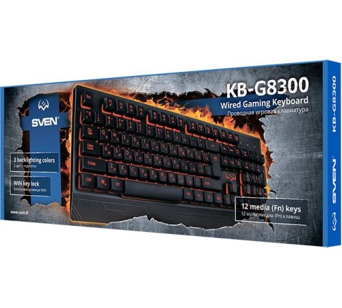 Игровая клавиатура SVEN KB-G8300