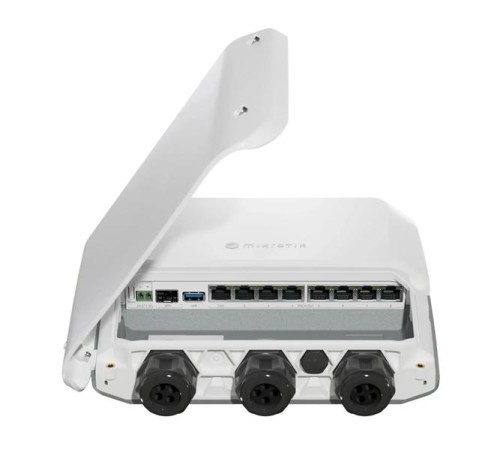 Маршрутизатор MikroTik RB5009UPR+S+OUToutdoor heavy-duty PoE router1x 2.5 Gigabit Ethernet, 10G SFP+, 1GB of RAM, 1GB NAND, modern quad-core CPU, 9 (!) powering options, durabl (незначительное повреждение коробки)