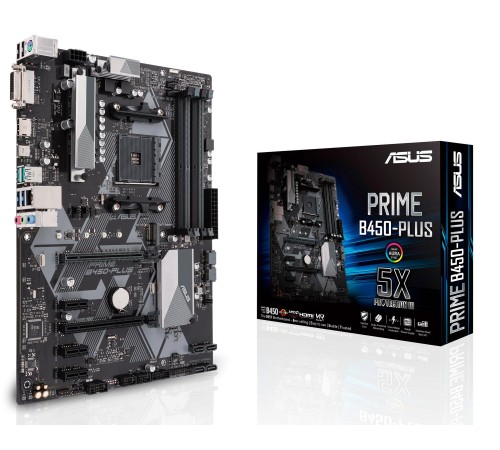 Материнская плата/ PRIME B450-PLUS Материнская плата/ PRIME B450-PLUS