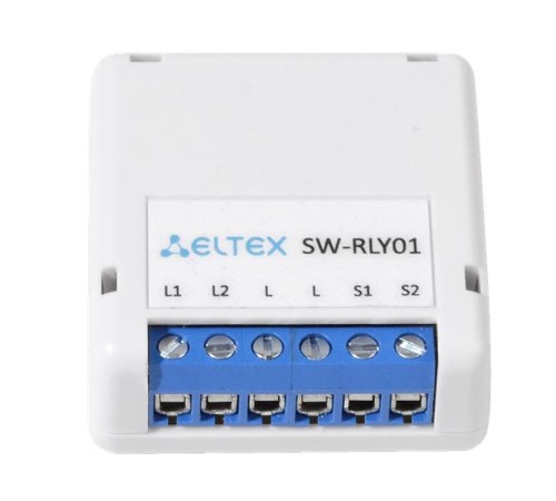 Умное двухканальное Wi-Fi реле без нулевой линии ELTEX реле SW-RLY01 Умное двухканальное Wi-Fi реле без нулевой линии ELTEX реле SW-RLY01