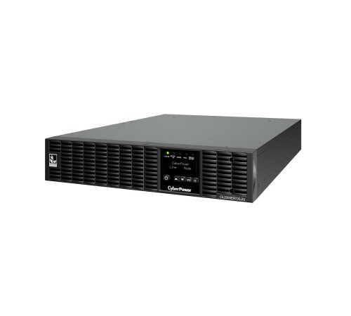 ИБП CyberPower OL2000ERTXL2U, Rackmount, Online, 2000VA/1800W, 8 IEC-320 С13, 1 IEC C19 розеток, USB&Serial, RJ11/RJ45, SNMPslot, LCD дисплей, Black, 0.5х0.8х0.2м., 38кг./ UPS Online CyberPower OL2000ERTXL2U 2000VA/1800W USB/RS-232/Dry/EPO/SNMPslot/RJ11/4