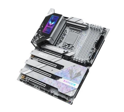 Материнская плата MAXSUN MS-iCraft Z890 ARCTIC, LGA1851, Z890, 4*DDR5, 4*SATA3, 4*M.2, USB 3.2, USB 2.0, Type-C, 4*PCIEx16, HDMI+DP, ATX