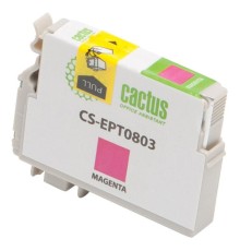 -/ Картридж струйный Cactus CS-EPT0803 T0803 пурпурный (11.4мл) для Epson Stylus Photo P50/PX650/PX660/