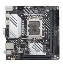 Материнская плата ASUS PRIME H610I-PLUS-CSM, LGA1700, B610, 2*DDR5, 4*SATA, 1*M.2, 2*USB 3.2, 2*USB 2.0, 1*PCIx16, HDMI+DP+VGA, mITX; 90MB1GB0-M0EAYC