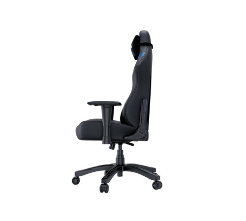 Кресло игровое Anda Seat Luna series цвет черный с синими вставками, размер L (110кг), материал ПВХ (модель AD18) Кресло игровое Anda Seat Luna series цвет черный с синими вставками, размер L (110кг), материал ПВХ (модель AD18)