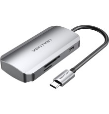 Мультифункциональный хаб Vention USB-C > USB 3.0x3/SD/TF/PD