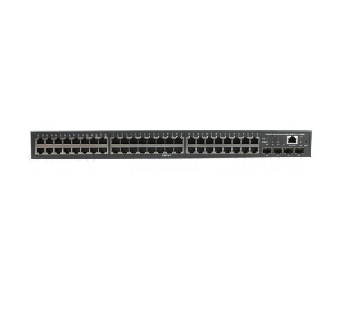 Коммутатор/ OSNOVO SW-48G4X-2L Управляемый L3 коммутатор на 48xGE RJ-45 c PoE + 4х10G SFP+ порта. Порты: 4*10/100/1000 Base-T с PoE (до 90W, A+B), 44*10/100/1000 Base-T с поддержкой PoE (IEEE 802.3af/at), 4 x 10G SFP+ Uplink