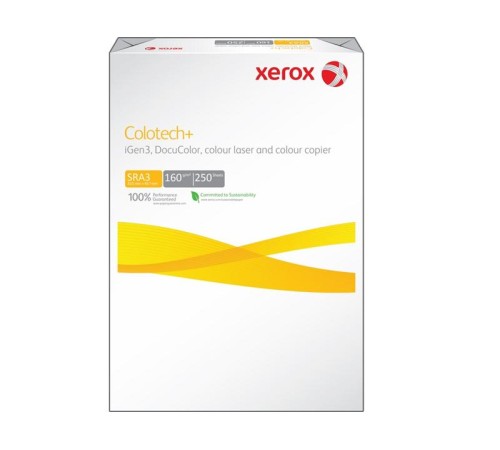 Бумага Бумага XEROX Colotech Plus 170CIE, 160г, SR A3, 250 листов (кратно 4 шт) (См. 003R95841) Бумага Бумага XEROX Colotech Plus 170CIE, 160г, SR A3, 250 листов (кратно 4 шт) (См. 003R95841)