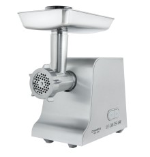 Мясорубка MAUNFELD/ Мясорубка MAUNFELD MMG.3000S, мощность 3000 Вт, производительность 3,9 кг/мин, 5 насадок, реверс, защита от перегрузки, контейнер для хранения насадок, блокировка при перегреве, цвет нержавеющая сталь