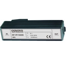 Грозозащита/ OSNOVO Устройство грозозащиты для ЛВС (скорость до 1000 Мб/с)