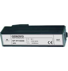 Грозозащита/ OSNOVO Устройство грозозащиты для ЛВС (скорость до 1000 Мб/с)