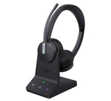 Гарнитура YEALINK WH64 Dual UC Дуо, Беспроводная, HD звук, 160м DECT, Bluetooth, Шумоподав,