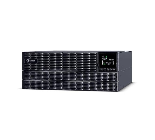 Источник бесперебойного питания Сайбер Электро ЭКСПЕРТ-II-6000Р Онлайн, Стойка/Напольный 6000ВА/6000Вт. USB/RS-232/SNMP Slot/EPO/Relay/ByPass (4 IEC С13);(4) C19; Клеммная колодка (1) (12В /7Ач. х 16 MHB) 4U