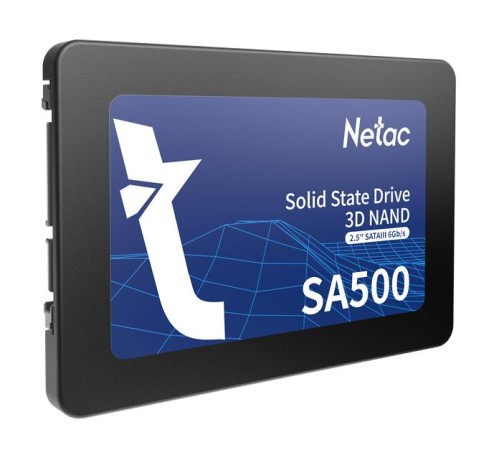 SSD накопитель Netac SSD SA500 1TB 2.5 SATAIII 3D NAND, R/W up to 530/475MB/s, TBW 480TB, 3y wty SSD накопитель Netac SSD SA500 1TB 2.5 SATAIII 3D NAND, R/W up to 530/475MB/s, TBW 480TB, 3y wty