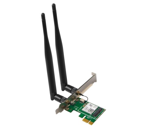 Адаптер Wi-Fi/ "Сетевой PCIe Адаптер AX3000 Wi-Fi 6 Bluetooth 5.0 PCIe Адаптер Wi-Fi/ "Сетевой PCIe Адаптер AX3000 Wi-Fi 6 Bluetooth 5.0 PCIe