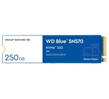 Твердотельный накопитель Western Digital SSD BLUE SN570 NVMe 250Gb M.2 2280 WDS250G3B0C, 1 year