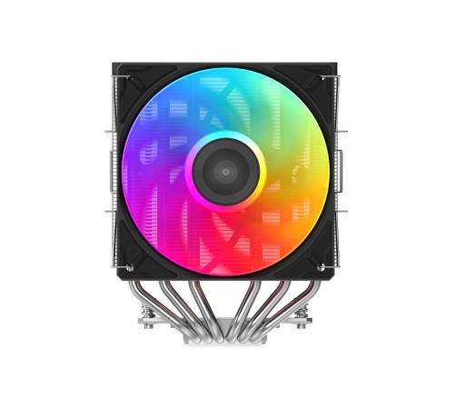 Кулер для процессора/ CPU Cooler SAMA A60L (265W, 4-pin PWM, 156.5mm, 6x6mm, ARGB, 2x120mm, 78CFM, 29dBA, 2200RPM, S: 1851/1700/1200/115X, AM5/AM4, silver)