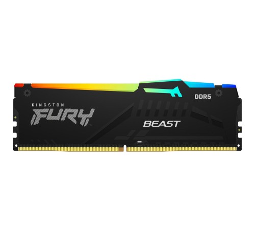 Память оперативная/ Kingston 8GB 5600MT/s DDR5 CL36 DIMM FURY Beast RGB EXPO Память оперативная/ Kingston 8GB 5600MT/s DDR5 CL36 DIMM FURY Beast RGB EXPO