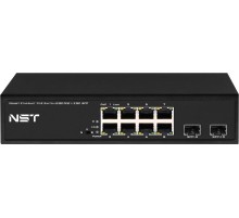 PoE коммутатор Fast Ethernet/ PoE коммутатор Gigabit Ethernet на 8 RJ45 + 2 SFP порта. Порты: 8 х GE (10/100/1000 Base-T) с поддержкой PoE (IEEE 802.3af/at), 2 x GE SFP (1000 Base-T). Соответствует стандартам PoE IEEE 802.3af/at. Автоматическое определени