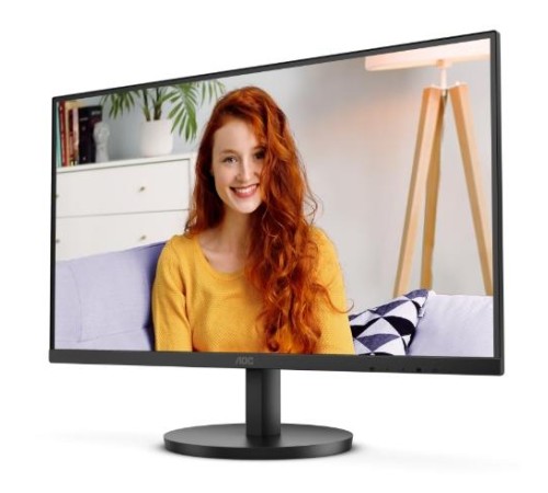 Монитор 27' AOC U27B3A 3840x2160, WLED, 16:9, IPS, 350 cd, 1000:1, 20M:1, 4ms, 178/178, HDMI*2, DP, 60 Hz, Speak, Tilt, HAS, VESA, Внутр, Black, 3y
