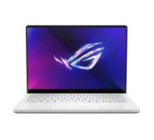 Ноутбук/ ASUS ROG Zephyrus G14 GA403UU-QS080 14"(2880x1800 OLED 120Hz)/AMD Ryzen 7 8845HS(3.8Ghz)/16384Mb/1024PCISSDGb/noDVD/Ext:nVidia GeForce RTX4050(6144Mb)/Cam/BT/WiFi/73WHr/war 1y/1.5kg/Platinum White/DOS