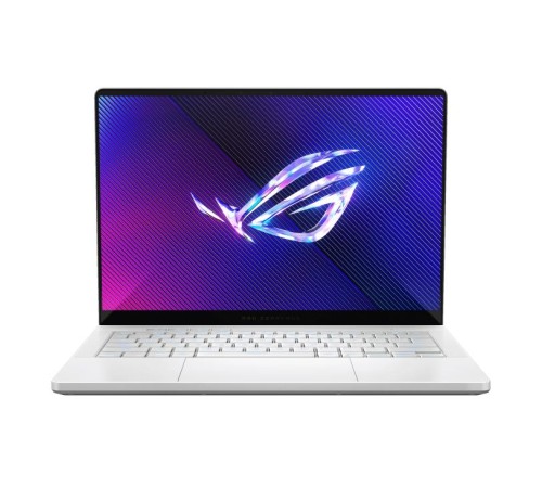 Ноутбук/ ASUS ROG Zephyrus G14 GA403UU-QS080 14"(2880x1800 OLED 120Hz)/AMD Ryzen 7 8845HS(3.8Ghz)/16384Mb/1024PCISSDGb/noDVD/Ext:nVidia GeForce RTX4050(6144Mb)/Cam/BT/WiFi/73WHr/war 1y/1.5kg/Platinum White/DOS Ноутбук/ ASUS ROG Zephyrus G14 GA403UU-QS080 14"(2880x1800 OLED 120Hz)/AMD Ryzen 7 8845HS(3.8Ghz)/16384Mb/1024PCISSDGb/noDVD/Ext:nVidia GeForce RTX4050(6144Mb)/Cam/BT/WiFi/73WHr/war 1y/1.5kg/Platinum White/DOS