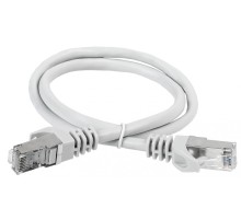 Коммутационный шнур (патч-корд), кат.6A S/FTP, LSZH, 2м, серый