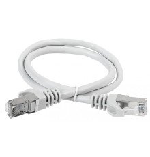 Коммутационный шнур (патч-корд), кат.6A S/FTP, LSZH, 2м, серый