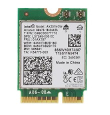 Плата сетевого контроллера/ Intel Wi-Fi 6 AX201, 2230, 2x2 AX+BT, No vPro, 985855
