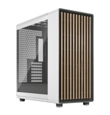 Корпус ПК без блока питания/ Case Fractal Design North XL TG Dark Tint, Full-Tower, 3x140mm, 2xUSB-A 3.2 + 1xUSB 3.2 Type-C E-ATX, ATX, mATX, mITX Wood panel, Chalk White