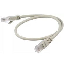 Патч-корд/ Патч-корд GoPower RJ-45 (m)-RJ-45 (m) 2.0м кат.5е ПВХ 26AWG серый в пакете (1/125)