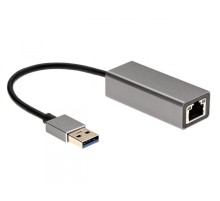 Кабель-переходник/ Кабель-переходник USB 3.0 (Am) --> LAN RJ-45 1000 Mbps, Alum Shell, iOpen (Aopen/Qust) <ADU312M>