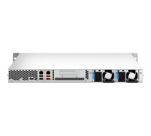 Сетевое хранилище без дисков/ SMB QNAP TS-464U-RP-8G NAS 4 HDD trays, rackmount 1U, 2 PSU. 4-core Intel Celeron N5105/N5095 2.0-2.9 GHz, 8 GB RAM MAX, 2x2.5 Gigabit Ethernet, 4xUSB, 1xHDMI . PCIe Gen 3 x2 , W/o rail kit RAIL-B02 Сетевое хранилище без дисков/ SMB QNAP TS-464U-RP-8G NAS 4 HDD trays, rackmount 1U, 2 PSU. 4-core Intel Celeron N5105/N5095 2.0-2.9 GHz, 8 GB RAM MAX, 2x2.5 Gigabit Ethernet, 4xUSB, 1xHDMI . PCIe Gen 3 x2 , W/o rail kit RAIL-B02