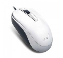 Мышь DX-120, USB, G5, белая (white, optical 1000dpi, подходит под обе руки)