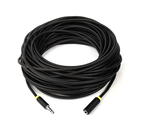 Greenconnect Удлинитель аудио 15.0m jack 3,5mm/jack 3,5mm черный, желтая окантовка, ультрагибкий, 28AWG, M/F, Premium GCR-STM1114-15.0m, экран, стерео Greenconnect Удлинитель аудио 15.0m jack 3,5mm/jack 3,5mm черный, желтая окантовка, ультрагибкий, 28AWG, M/F, Premium GCR-STM1114-15.0m, экран, стерео