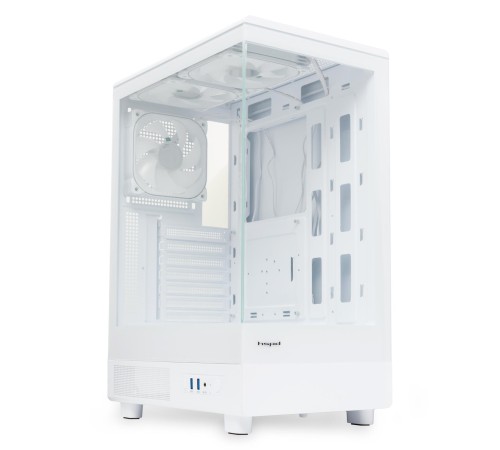 Корпус без блока питания/ Case HSPD F510, Panoramic Mid Tower, White, TG, 0.5 SPCC, 3x120mm ARGB (FNW010) ATX, mATX, mITX 180/280/160mm 1x2.5", 1x3.5", 7xPCI 2xUSB-A 3.0 356x218x467mm Корпус без блока питания/ Case HSPD F510, Panoramic Mid Tower, White, TG, 0.5 SPCC, 3x120mm ARGB (FNW010) ATX, mATX, mITX 180/280/160mm 1x2.5", 1x3.5", 7xPCI 2xUSB-A 3.0 356x218x467mm