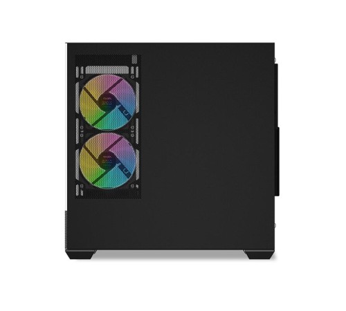 Корпус ПК без блока питания/ Case SAMA V40 Black, Midi-Tower, TG, 6x120mm ARGB, 2xUSB 3.0 + 1xUSB 3.1 Type-C, ATX, mATX, mITX Black