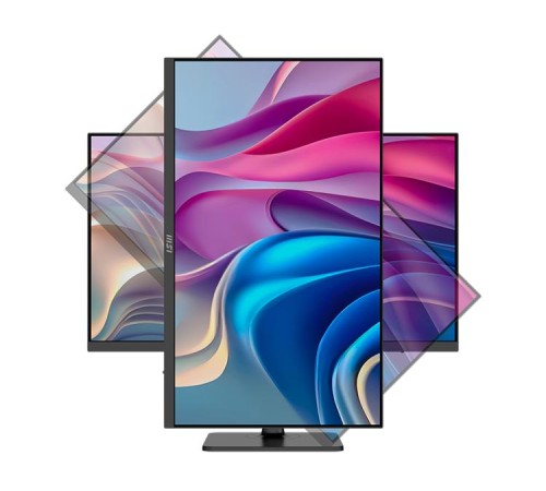 Монитор MSI Modern MD272UPHG 27" 16:9 UHD(3840x2160) IPS Flat,4ms(GTG),HDR 400,1000:1,100M:1,400nit,178/178,2xHDMI,DP,USB Type-C,Speaker,Tilt,Swivel,Height,Pivot,60Hz,Black,1y war-ty