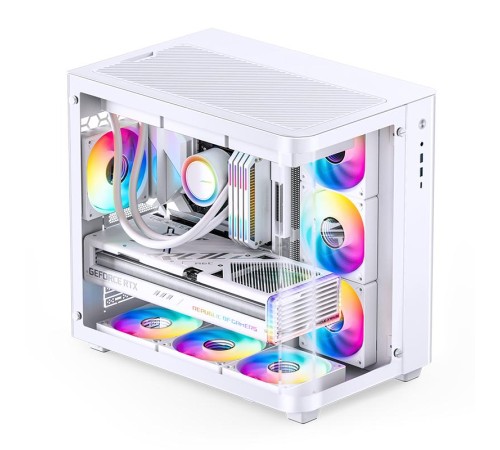 Корпус без блока питания/ Case JONSBO TK-3 White, Midi-Tower, TG, no fan, 2xUSB-A 3.2 + 1xUSB-C 3.2, ATX, mATX, mITX White Корпус без блока питания/ Case JONSBO TK-3 White, Midi-Tower, TG, no fan, 2xUSB-A 3.2 + 1xUSB-C 3.2, ATX, mATX, mITX White