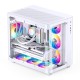 Корпус без блока питания/ Case JONSBO TK-3 White, Midi-Tower, TG, no fan, 2xUSB-A 3.2 + 1xUSB-C 3.2, ATX, mATX, mITX White