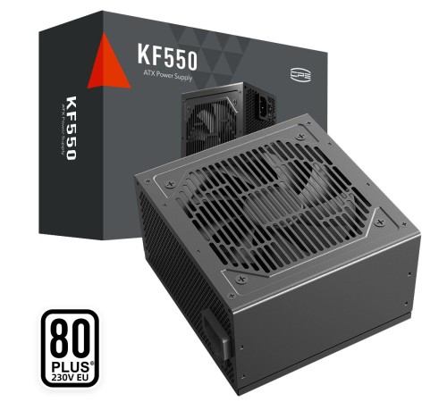 Блок питания ПК/ Power Supply PCCooler, 550W 80+ White (ATX, ATX 2.4, Non-modular, 1x24(20+4)pin 550mm, 1xCPU*2 8(4+4)pin 610+150mm, 1xPCIe*2 8(6+2)pin 510+150mm, 2xSATA*3+MOLEX4pin*1 450+150+150+150mm , Active, 120x120mm, 140x150x86mm, APFC, OVP, SCP, OP Блок питания ПК/ Power Supply PCCooler, 550W 80+ White (ATX, ATX 2.4, Non-modular, 1x24(20+4)pin 550mm, 1xCPU*2 8(4+4)pin 610+150mm, 1xPCIe*2 8(6+2)pin 510+150mm, 2xSATA*3+MOLEX4pin*1 450+150+150+150mm , Active, 120x120mm, 140x150x86mm, APFC, OVP, SCP, OP