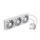 Водяное охлаждение для процессора/ Water Cooling System SAMA L60 White (360mm, White, ARGB/ Fans: 3x120mm, 82.79CFM, 29dBA, 2000RPM/ Pump height 52mm, 29dBA, 2500RPM, Rad thickness 27mm/ S: 1851, 1700, 1200, 20XX, 115X, AM5, AM4)