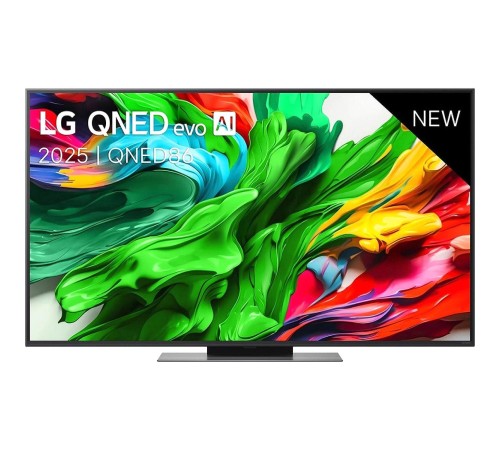 Телевизор ЖК 55'' LG/ 55", Ultra HD, Dynamic QNED Color, Local Dimming, Smart TV, WebOS, Wi-Fi, DVB-T2/C/S2, MR, 2.0 ch (20W), 120Гц, 3 HDMI, 2 USB, 1 Pole, Charcoal Black, 2025