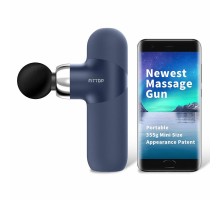 Перкуссионный массажер Fittop SuperHit Mini II, синий