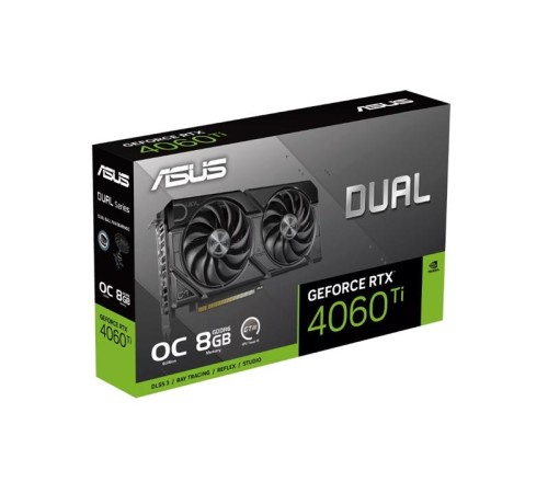 Видеокарта ASUS DUAL-RTX4060TI-O8G-EVO//RTX4060TI HDMI DP*3 8G D6; 90YV0J49-M0NA00 Видеокарта ASUS DUAL-RTX4060TI-O8G-EVO//RTX4060TI HDMI DP*3 8G D6; 90YV0J49-M0NA00