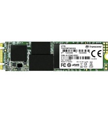 Твердотельный накопитель/ Transcend SSD 830S, 2048GB, M.2(22x80mm), SATA3, 3D TLC, R/W 560/520MB/s, IOPs 90 000/85 000, DRAM buffer 1024MB, TBW 1120, DWPD 0.3 (5 лет)