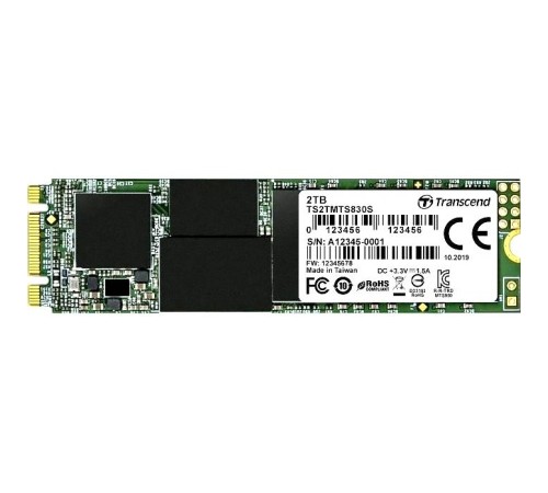 Твердотельный накопитель/ Transcend SSD 830S, 2048GB, M.2(22x80mm), SATA3, 3D TLC, R/W 560/520MB/s, IOPs 90 000/85 000, DRAM buffer 1024MB, TBW 1120, DWPD 0.3 (5 лет) Твердотельный накопитель/ Transcend SSD 830S, 2048GB, M.2(22x80mm), SATA3, 3D TLC, R/W 560/520MB/s, IOPs 90 000/85 000, DRAM buffer 1024MB, TBW 1120, DWPD 0.3 (5 лет)